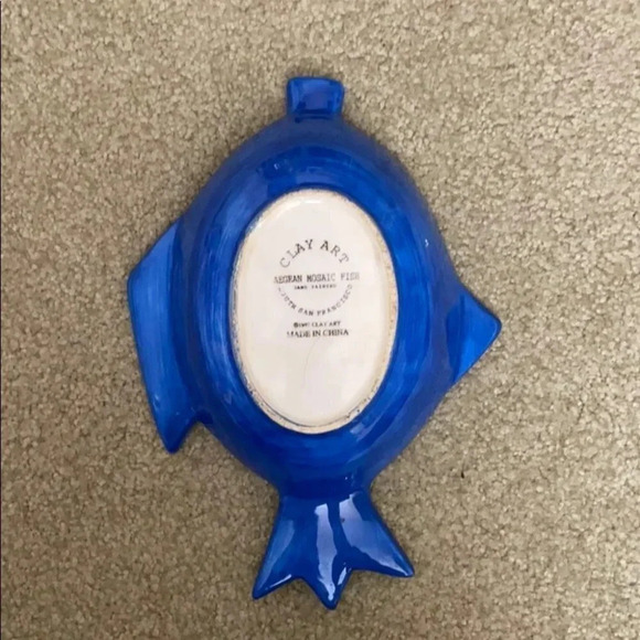 Clay Art 1997 Aegean Mosaic Fish Vintage - Picture 2 of 5